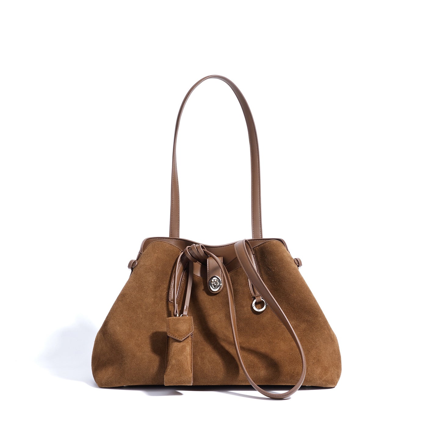 Urban Square Two Layer Leather Bag