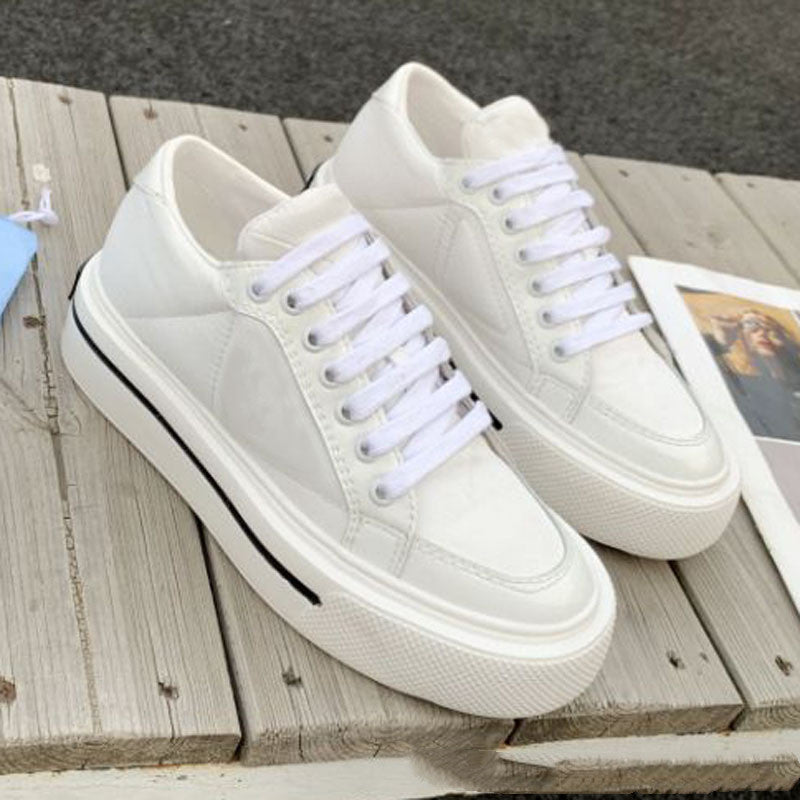 Platform White Shoes Trifle Casual