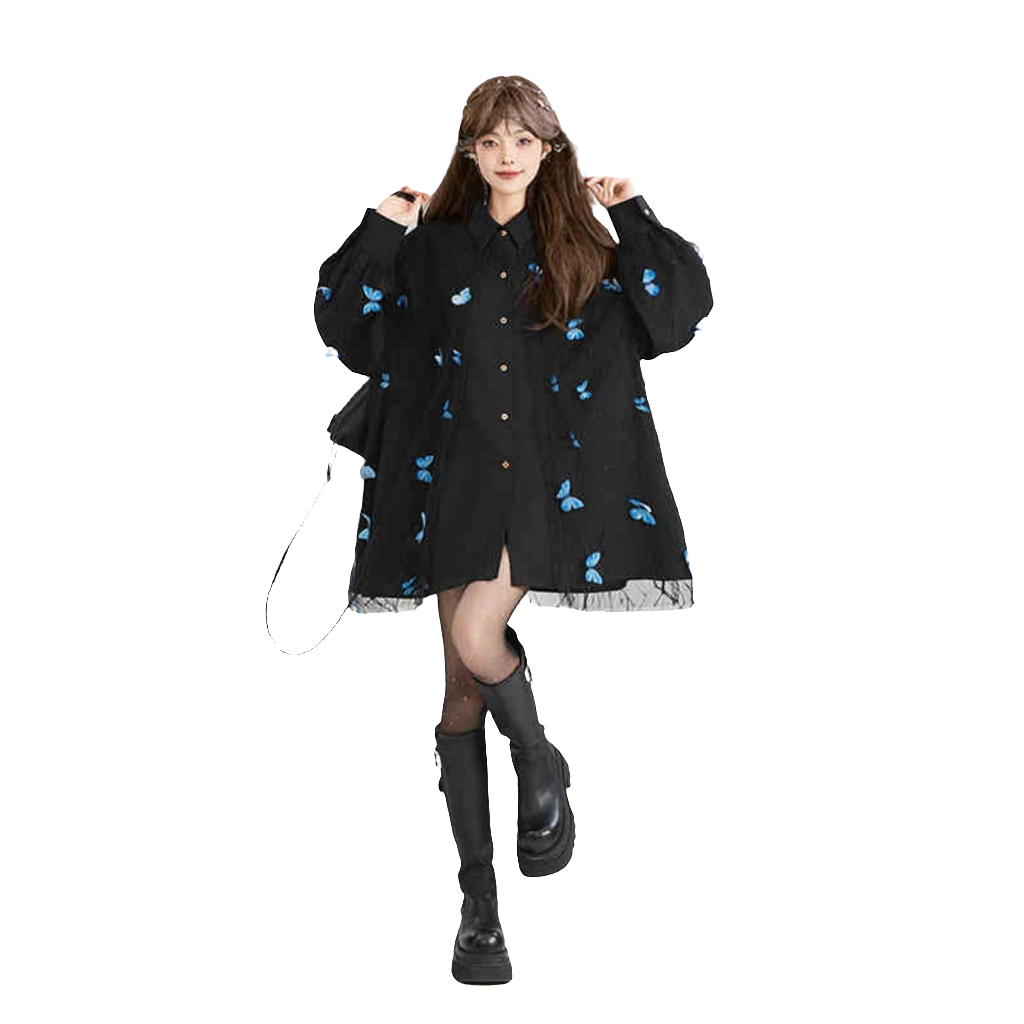 French Style Embroidered Lace Patchwork Top