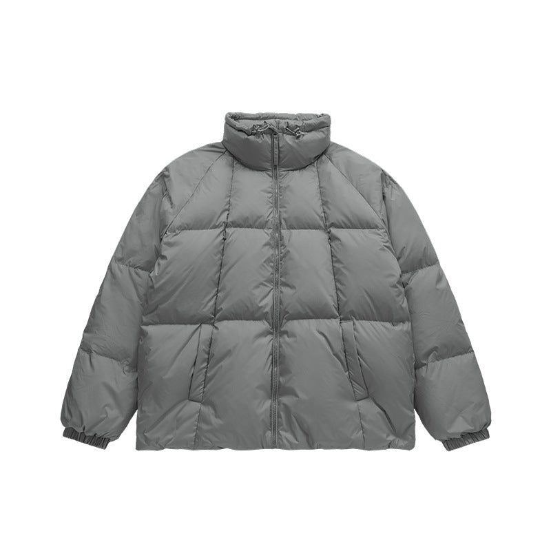 Fashion Solid Color Turtleneck Down Jacket
