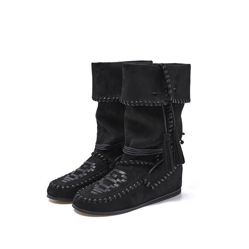 Slimming Sense Of Relaxation Western Cowboy Boot