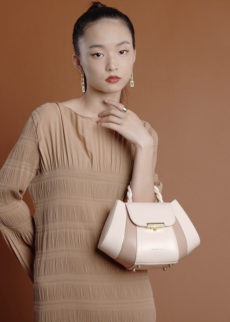 Crossbody Shell Bag Exquisite Contrast Color Women's Fashion All-matching