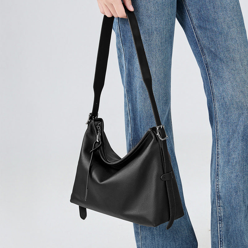 Crossover Square Genuine Leather Daily Bag