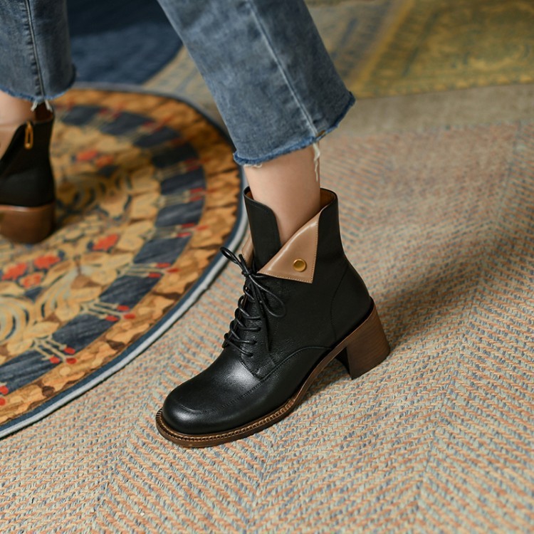 Women's Fashion Side Zip Casual Rider Boots