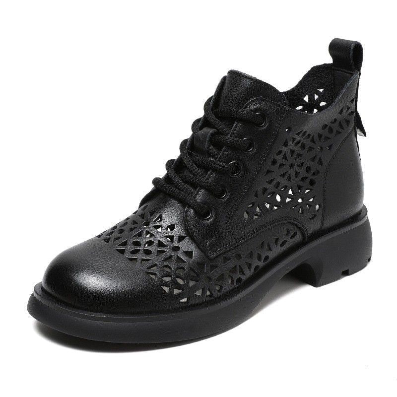 Structured Everyday Leather Ankle Boots