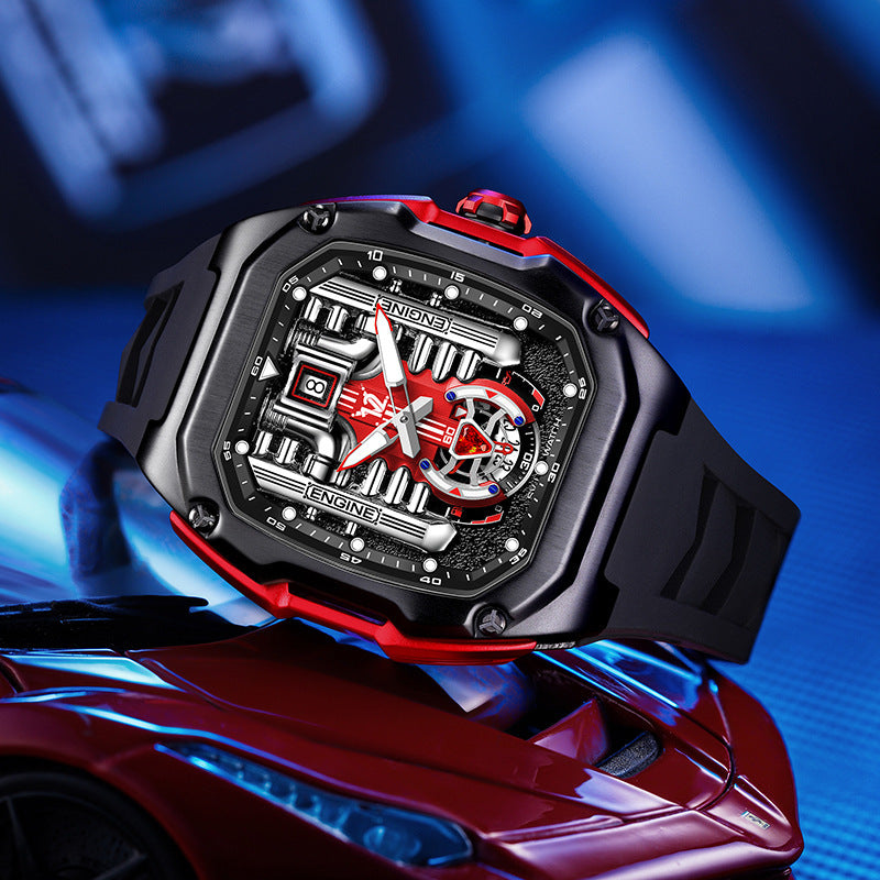 Three-dimensional Hollow Quartz Transparent Bottom