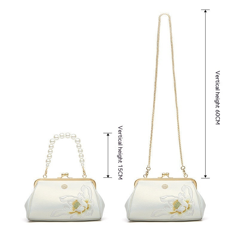 Clutch Bag Clothing Bag Hand Embroidered Cowhide Small Bag