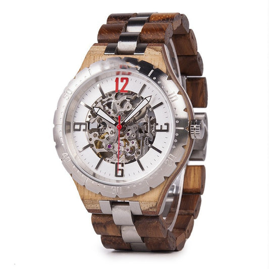Wooden Automatic Mechanical Watches