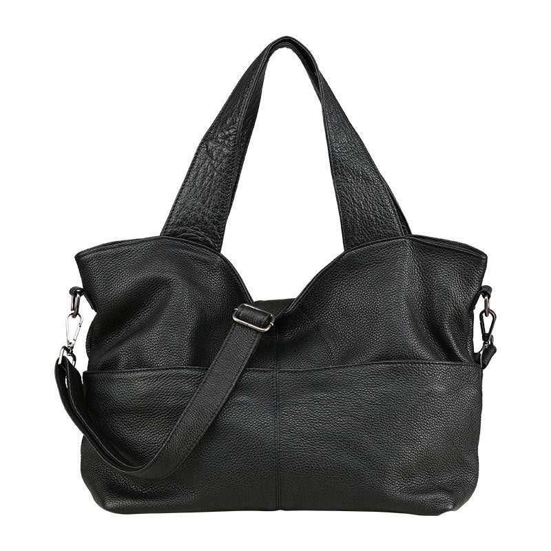 Relaxed Cowhide Everyday Shoulder Tote