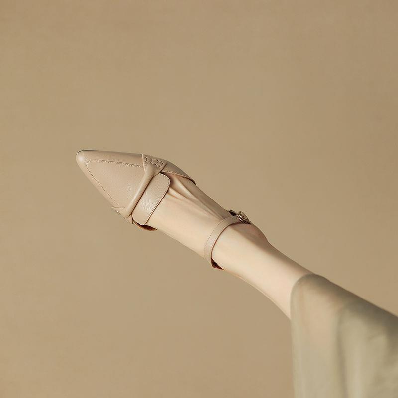 Soft Form Block Heel – Sheepskin & Pigskin