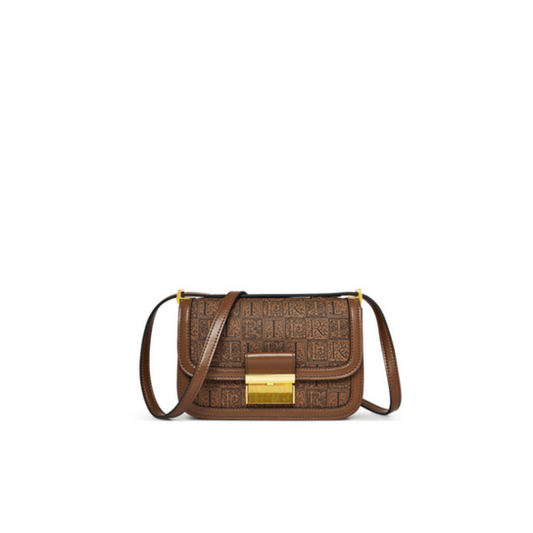 Retro Tofu First Layer Leather Bag