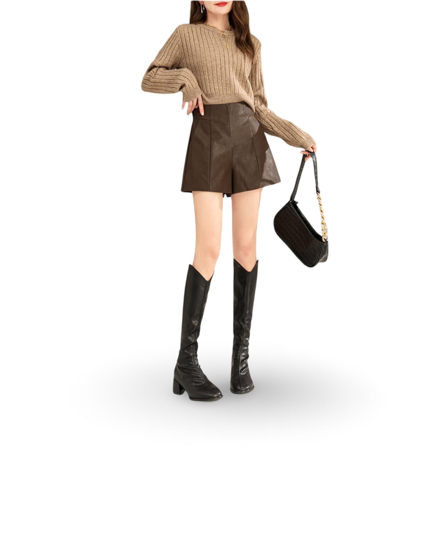 A- Line Bootcut Pants Spring And Summer Wide Leg Pants Outer Wear High Waist