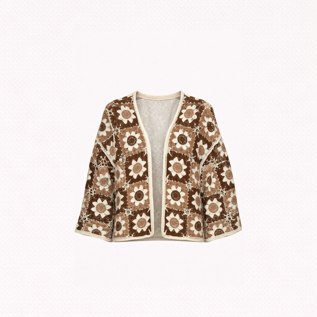 Earthbound Bloom Crochet Jacket
