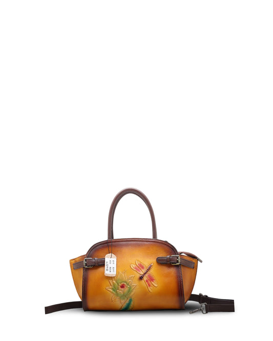 The First Layer Cowhide Dumpling Portable Shoulder Bag