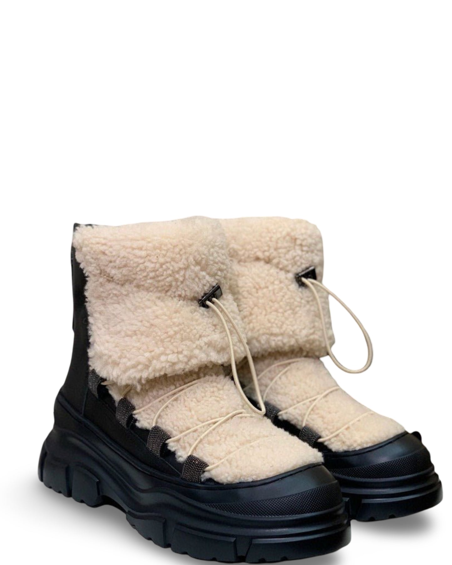 European And American Winter Fur Ankle Boots For Women