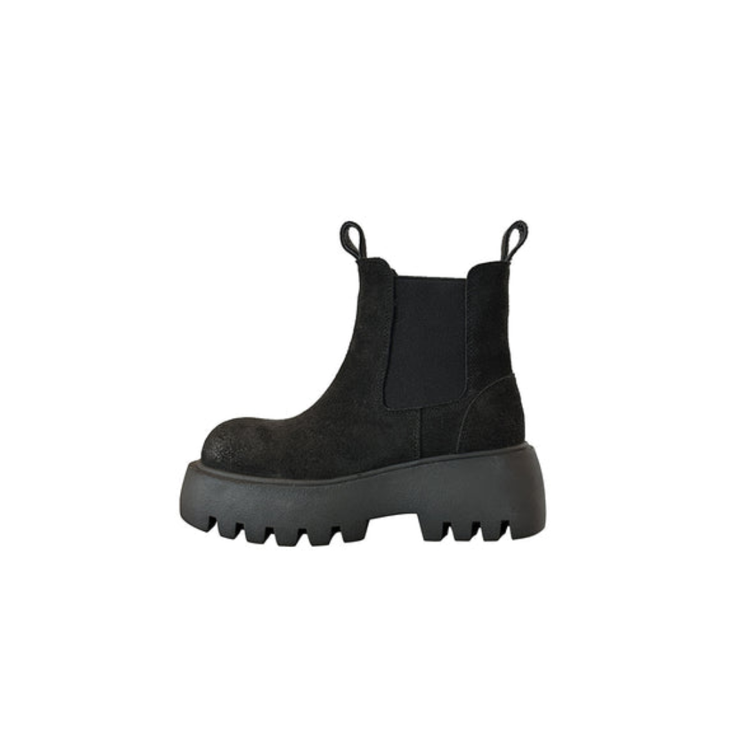 Pigskin Platform Chelsea Boot