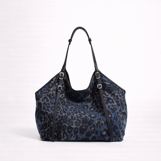 Denim  with First-Layer Cowhide Leather Reinforcement