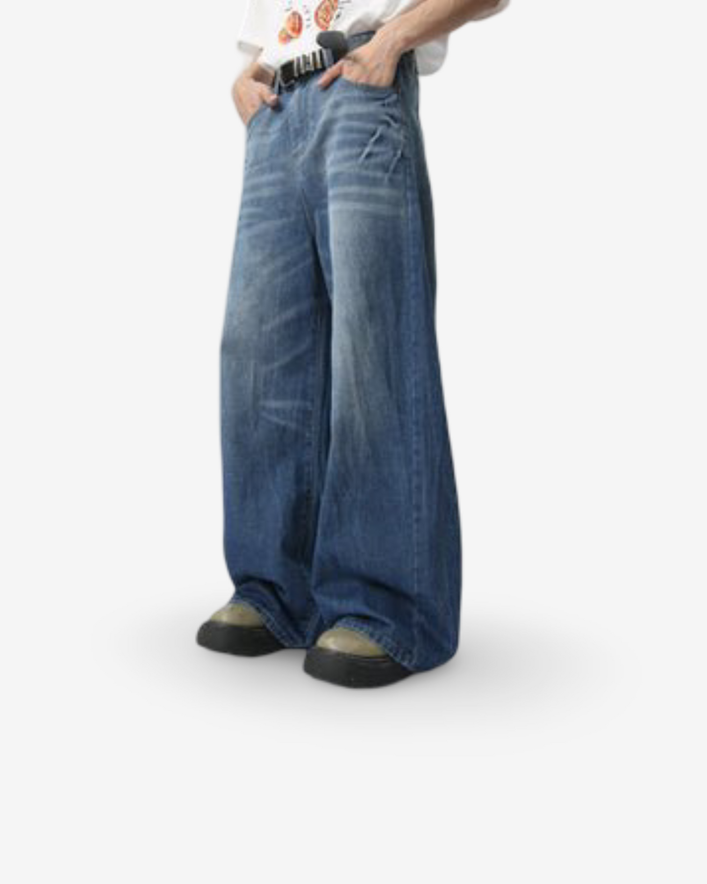 Men's Summer New Loose Straight Jeans