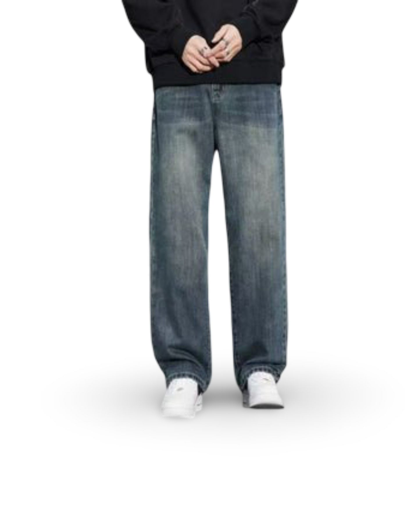 Retro Nostalgic Straight Jeans For Men