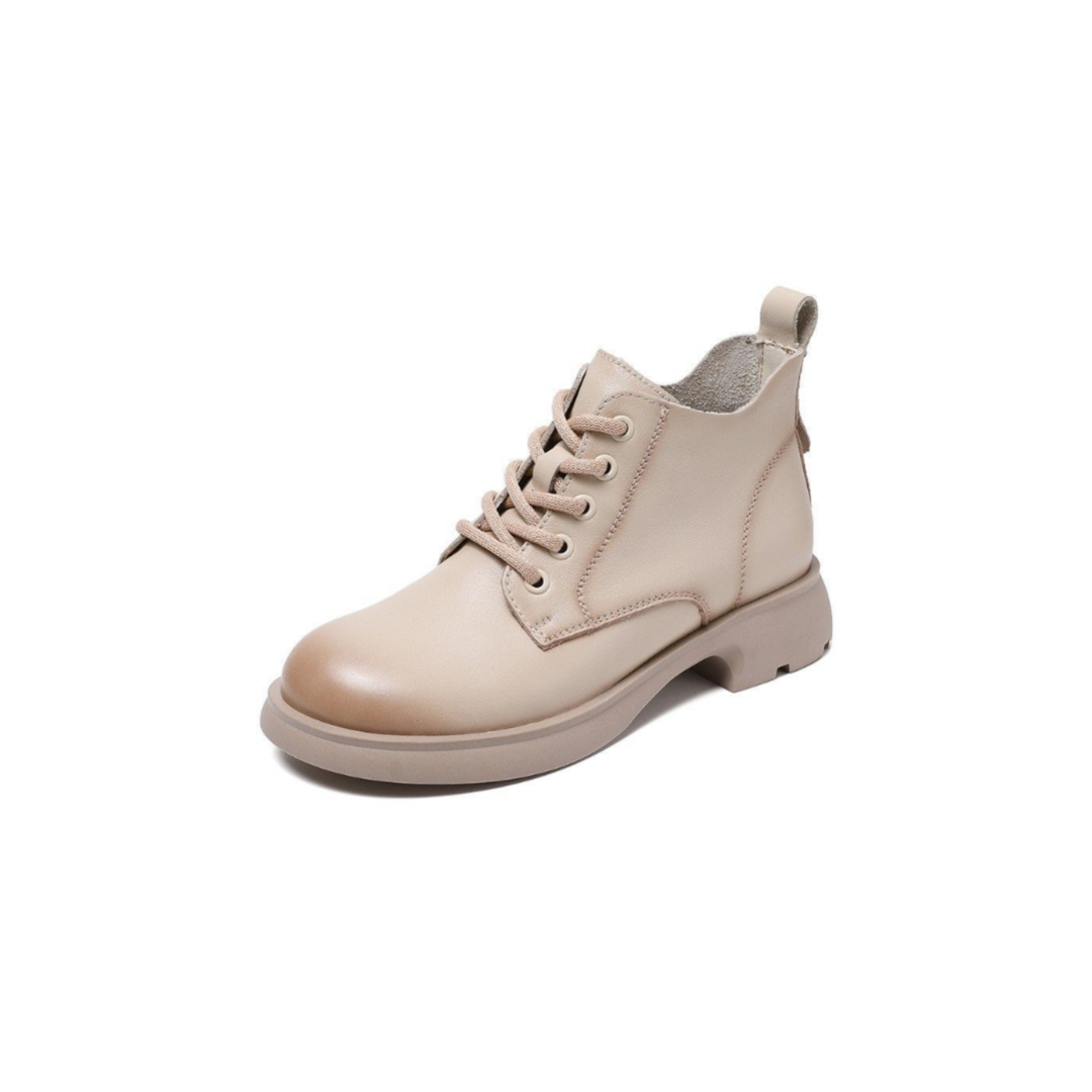 Structured Everyday Leather Ankle Boots