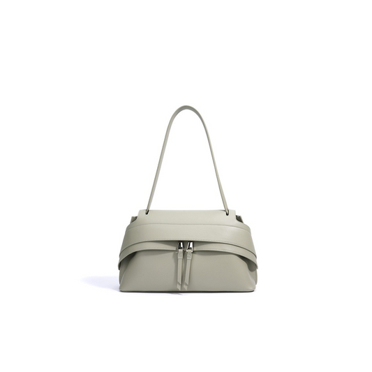 Structured Zip-Front with Layered Leather Build