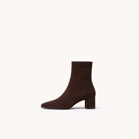 Cowhide Leather Ankle Boot with Pigskin Interior