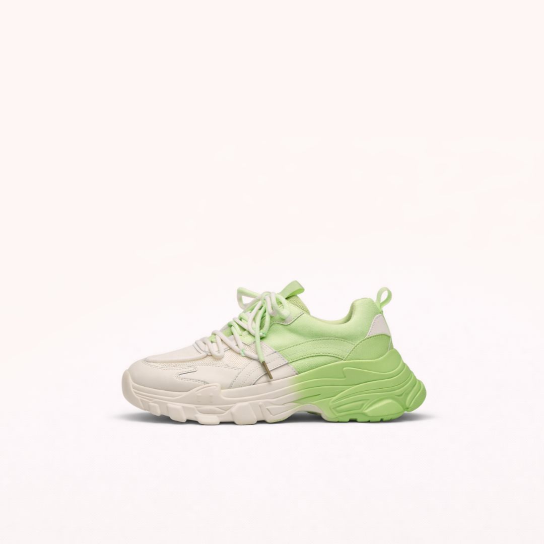Soft Motion Sneaker – Mesh & Synthetic Build with Sculpted Sole