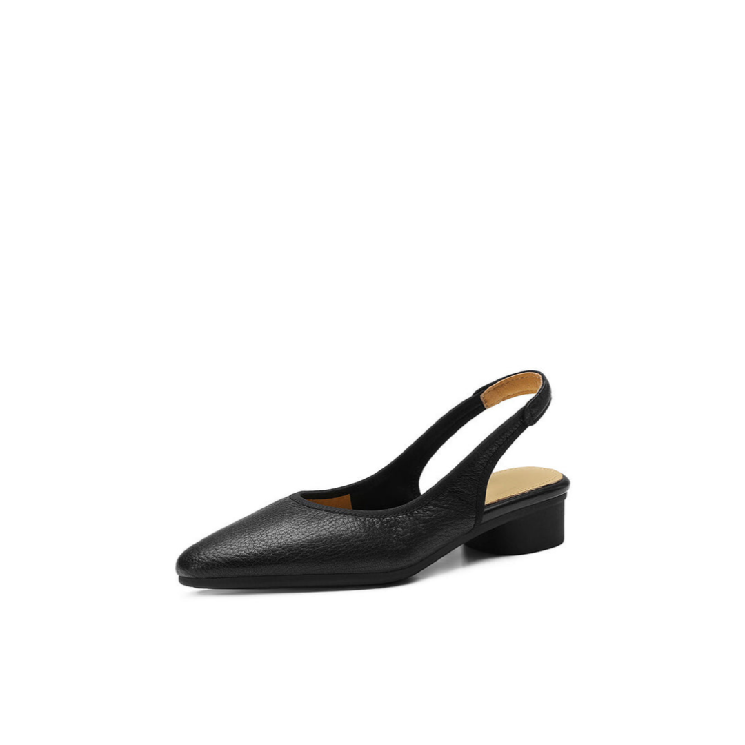 Minimal Slingback – Pigskin Upper with Sheepskin Lining