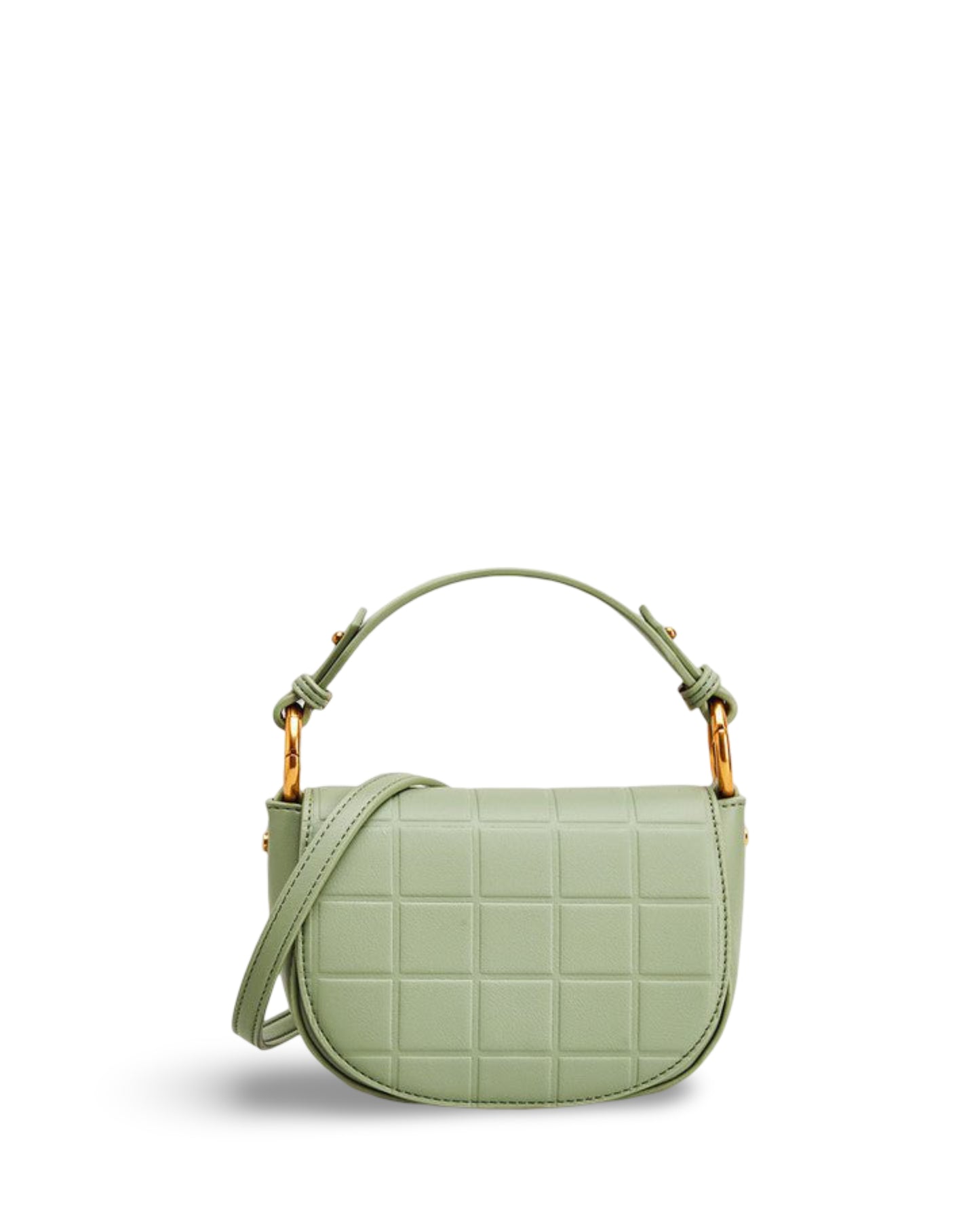 Women's green shoulder bag
