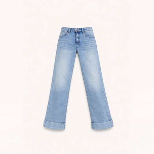 Refined Straight-Leg Denim Jeans