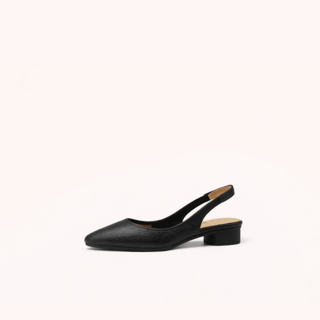 Minimal Slingback – Pigskin Upper with Sheepskin Lining