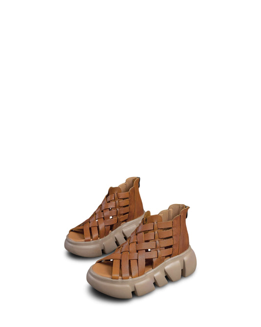 Woven Hollowed Sandals Thick Bottom Breathable