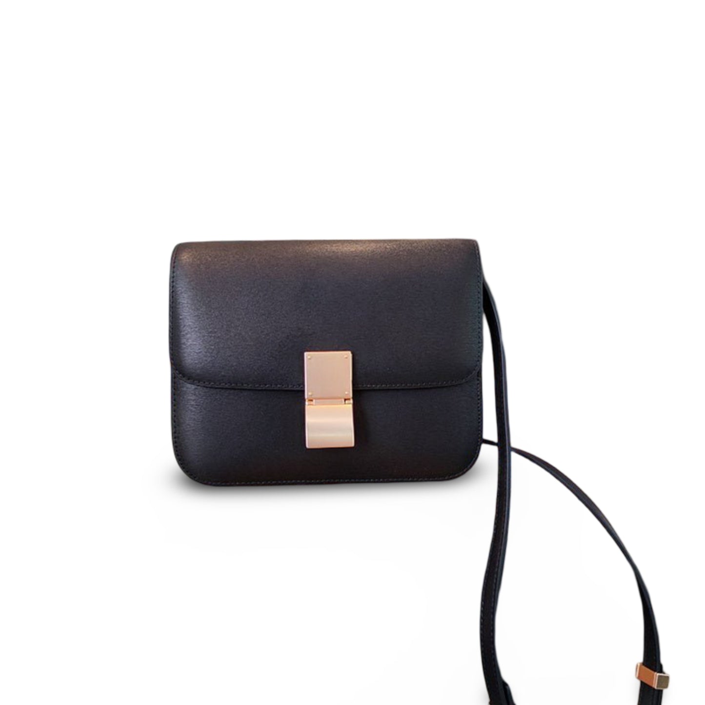 Leather Tofu Bag Box One Shoulder Messenger