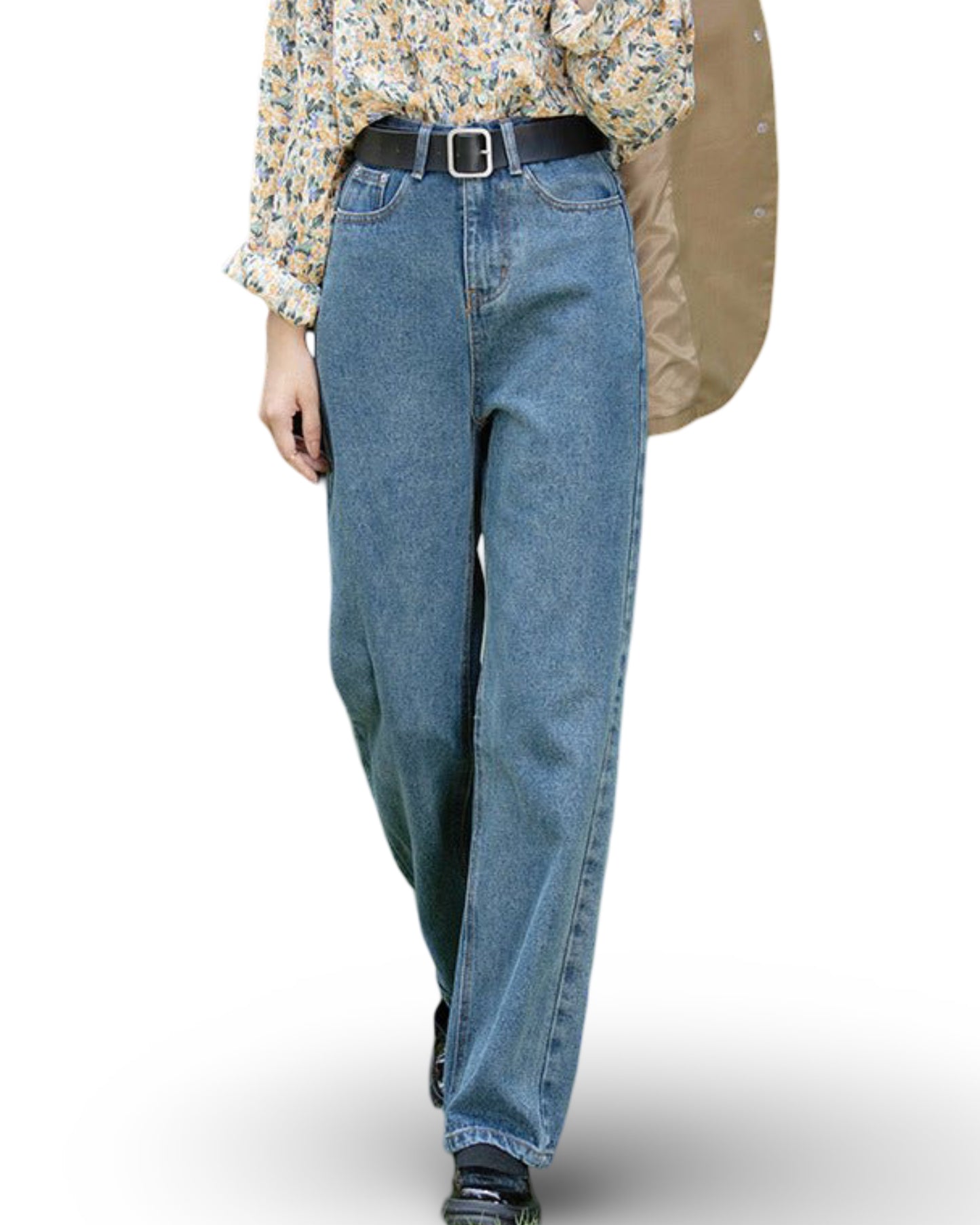 Wide-leg pants straight-leg pants