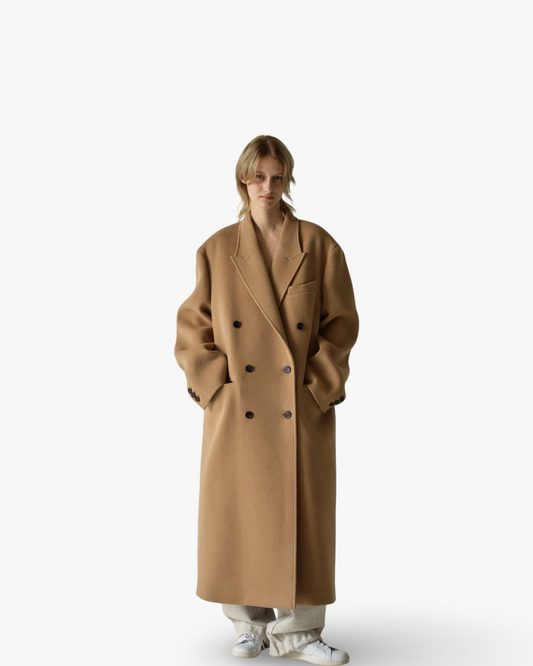 Loose And Lazy Style Thickened Woolen Coat