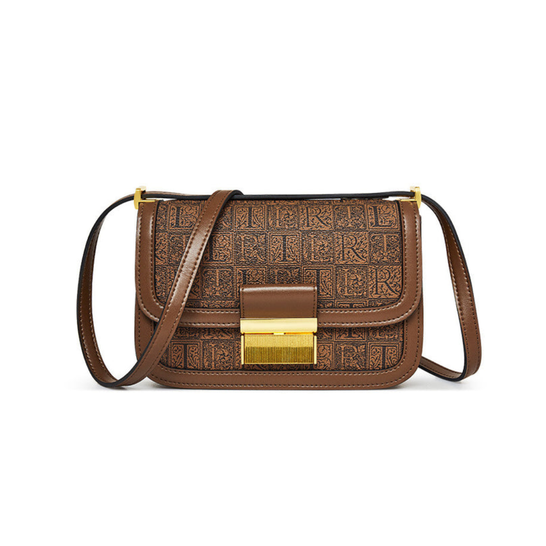 Retro Tofu First Layer Leather Bag