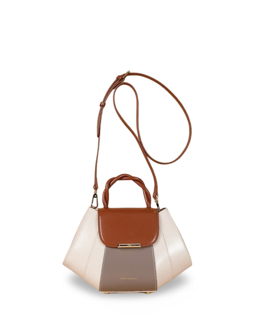 Crossbody Shell Bag Exquisite Contrast Color Women's Fashion All-matching