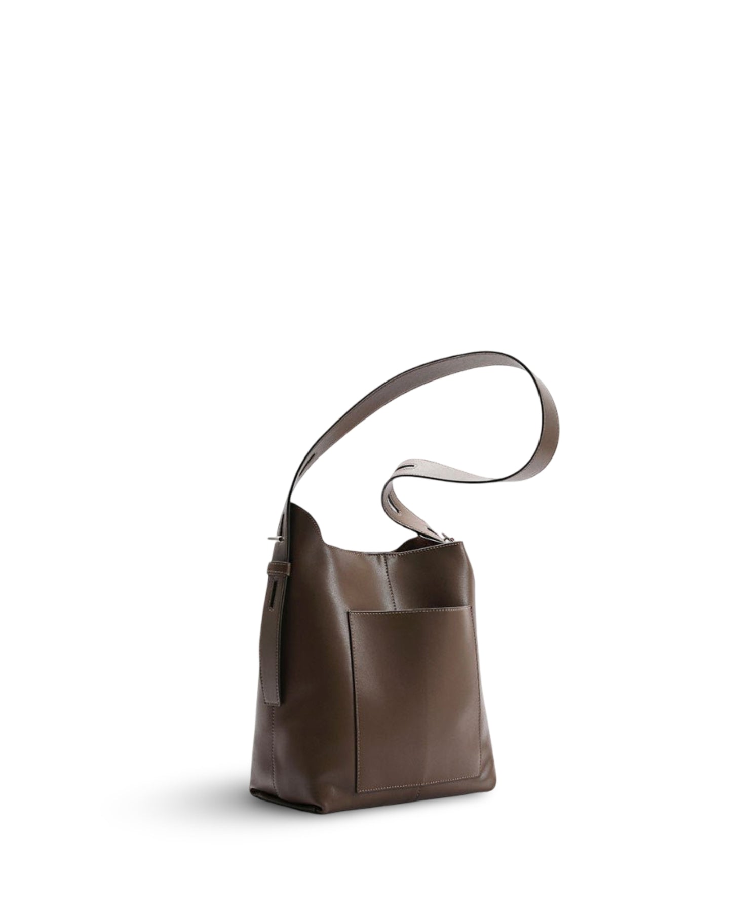 Genuine Leather Large-capacity Bucket Shoulder Messenger Bag