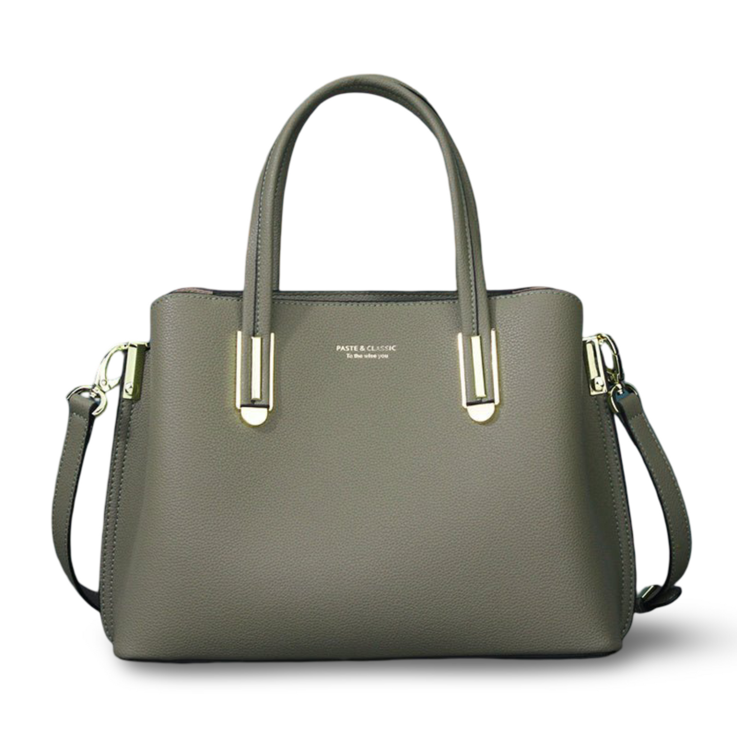 Fashion Women's Leather Black Large Capacity Messenger Bag