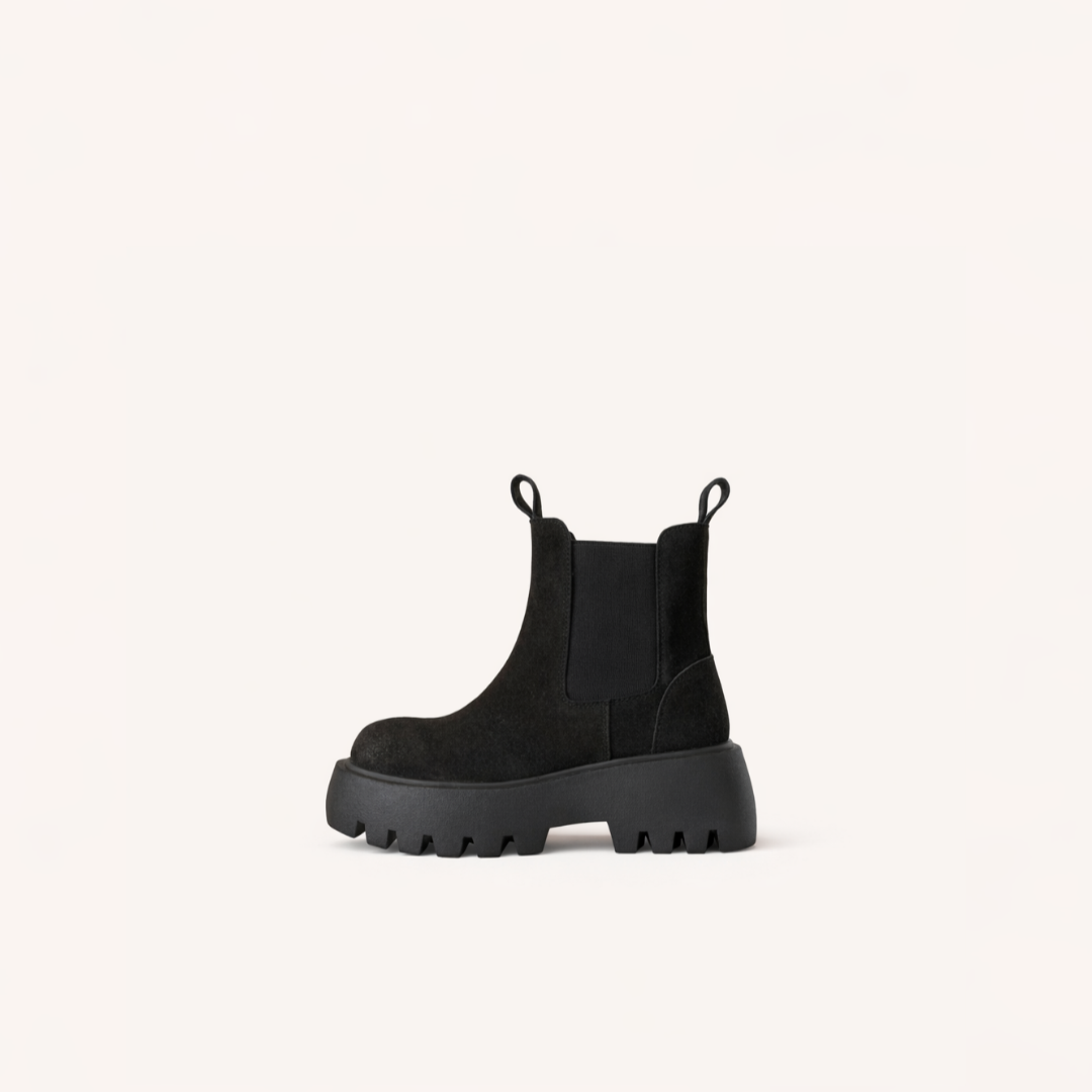 Pigskin Platform Chelsea Boot