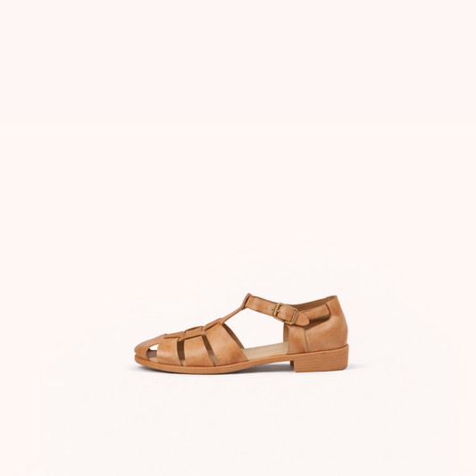 This sandal is built around structure, not decoration.