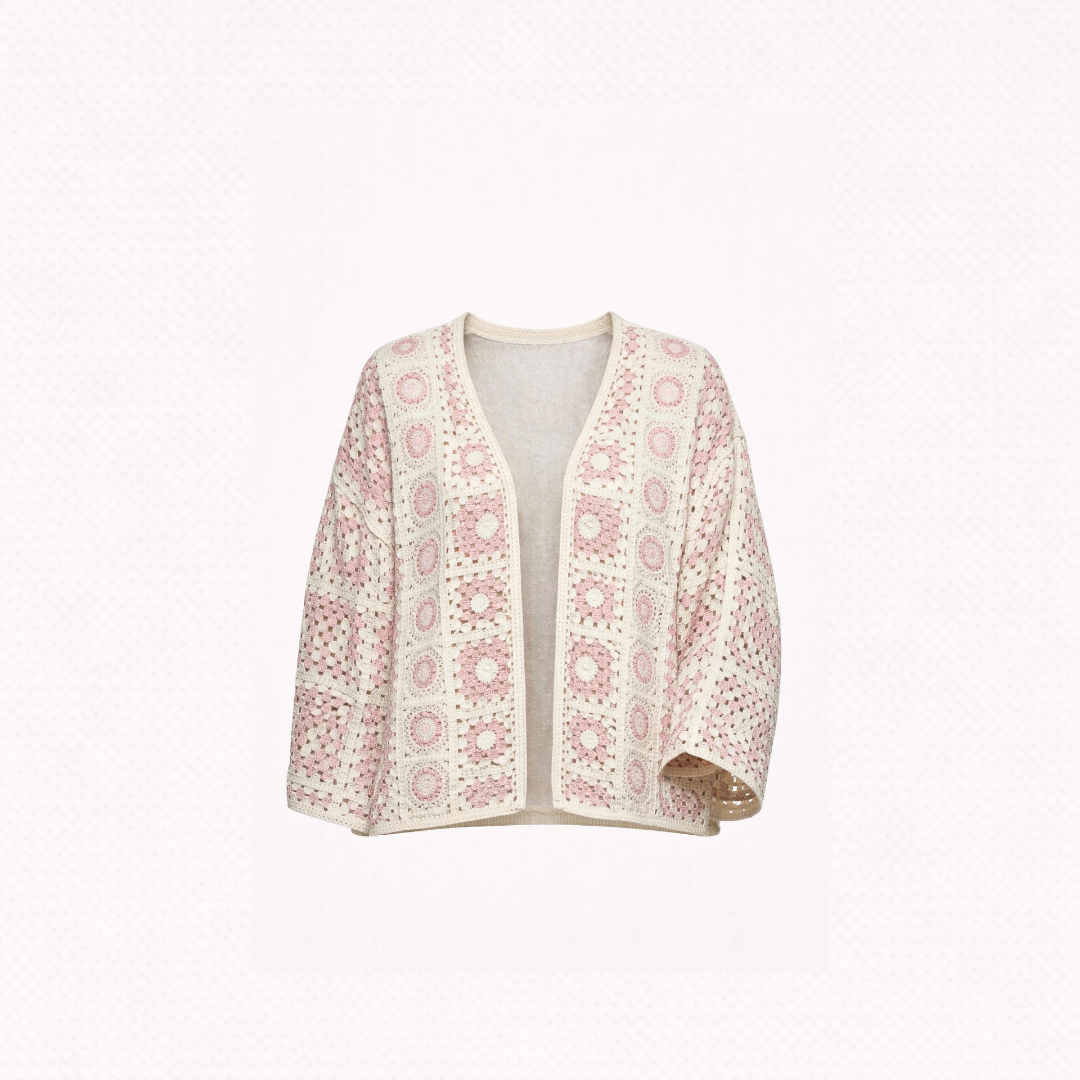 Soft Orbit Crochet Jacket