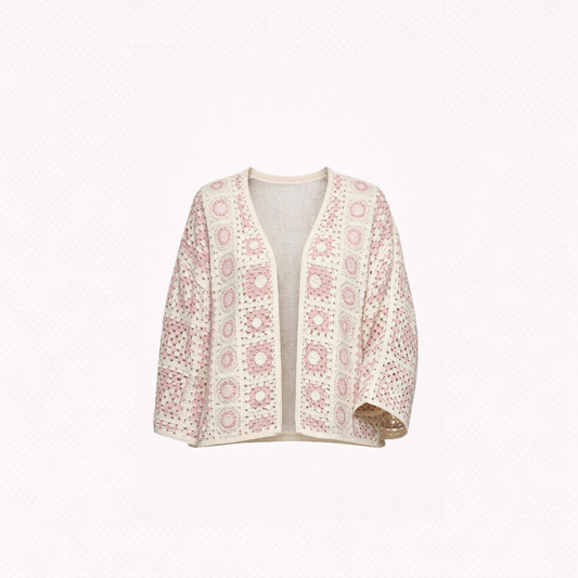 Soft Orbit Crochet Jacket