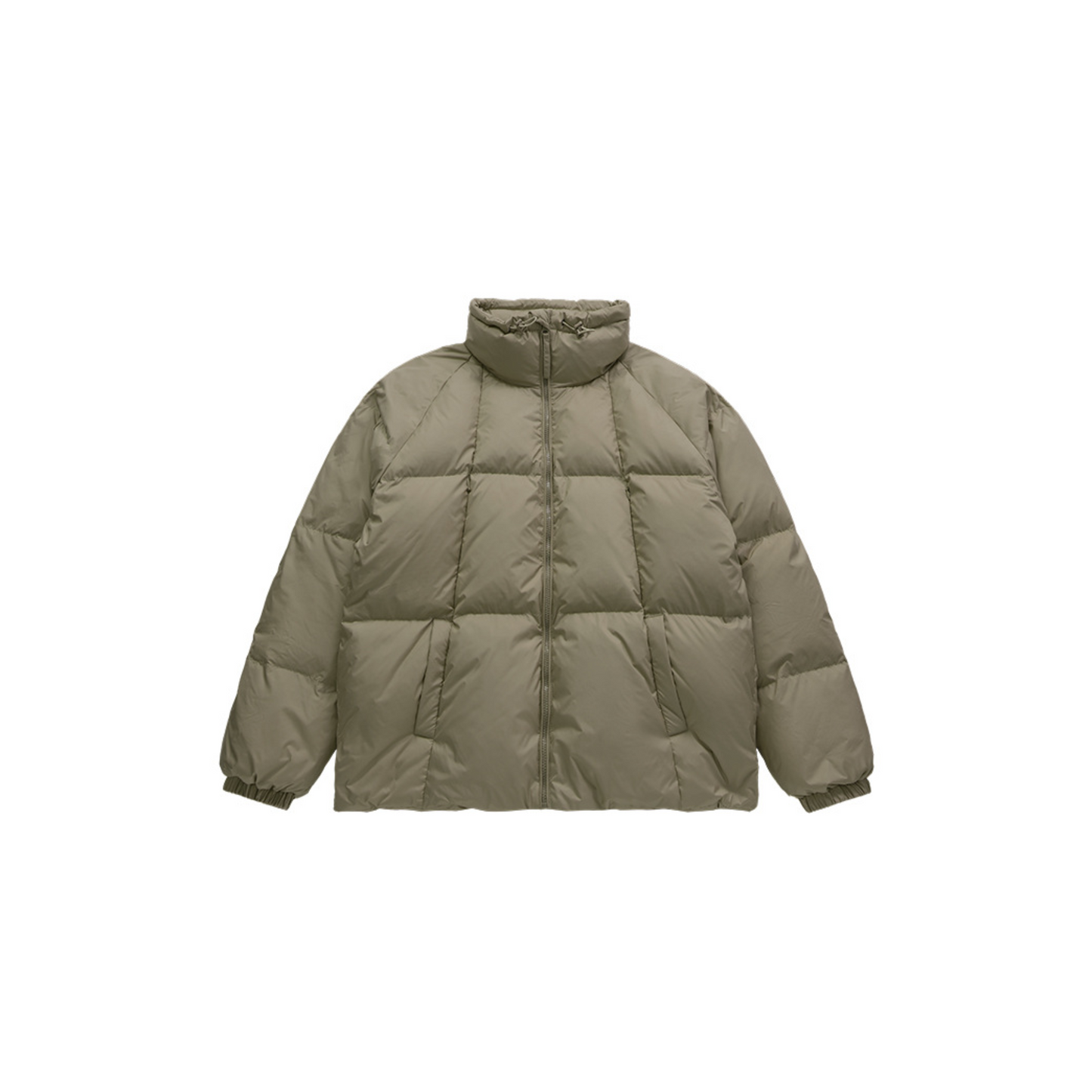 Fashion Solid Color Turtleneck Down Jacket