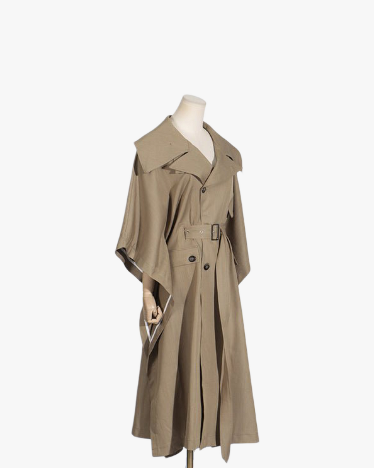 Cape Trench Coat For Women Fall Long