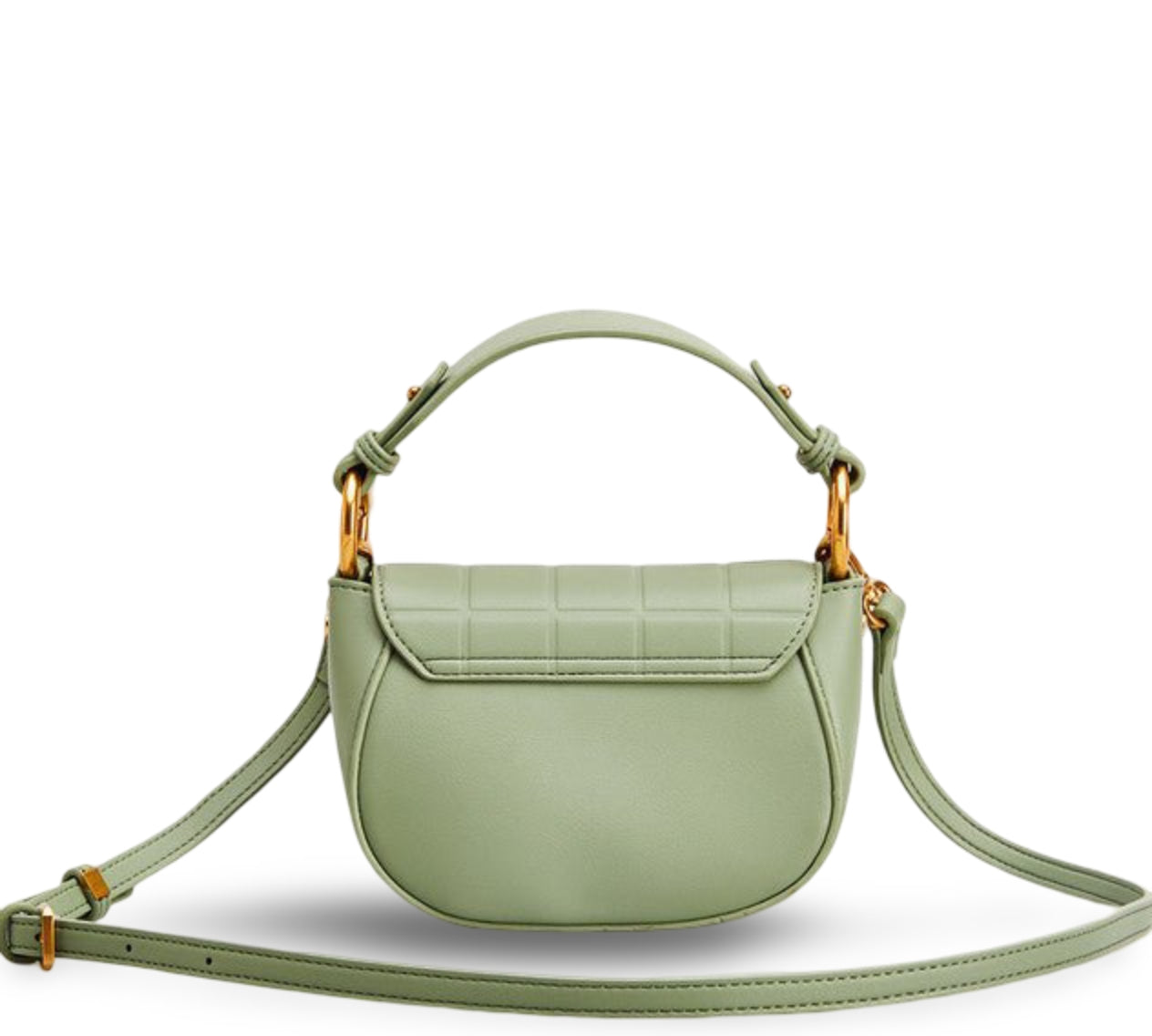 Women's green shoulder bag