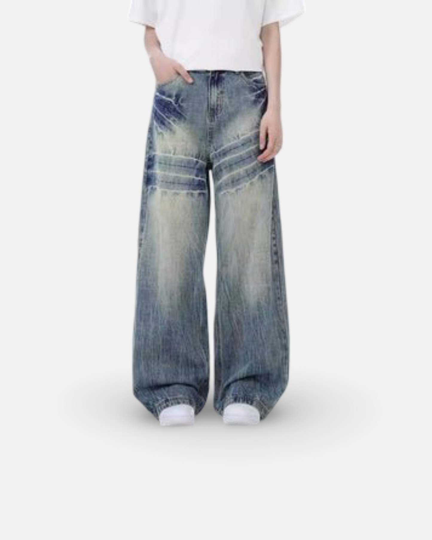 Loose Wide Leg Jeans American High Street