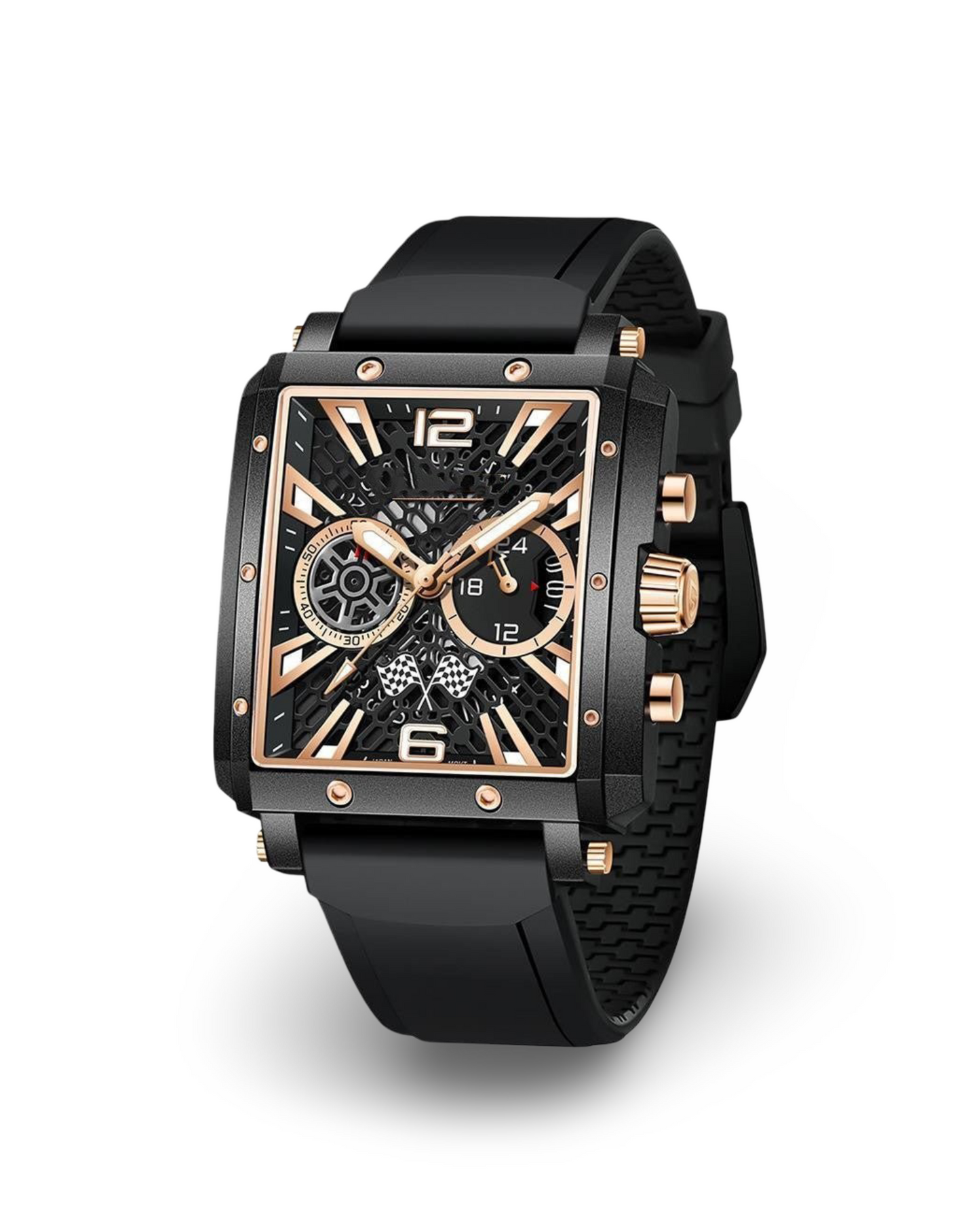 Men's Watch Fine Steel Multifunctional Fashion Waterproof Luminous Quartz