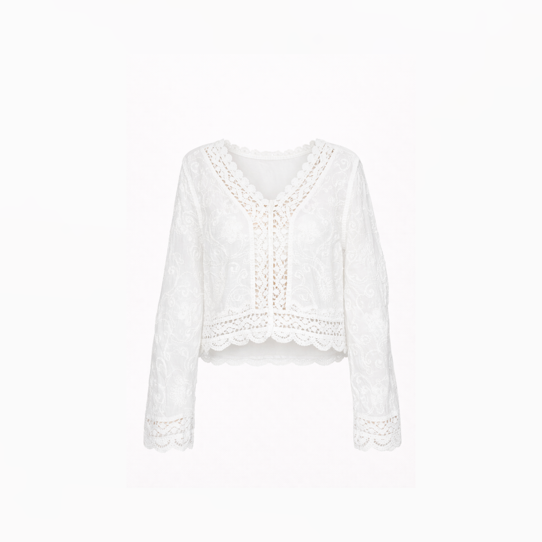 Ivory Lace Continuum Top