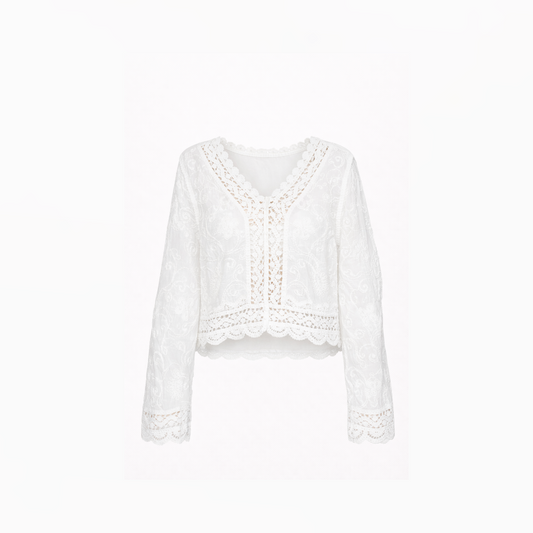 Ivory Lace Continuum Top